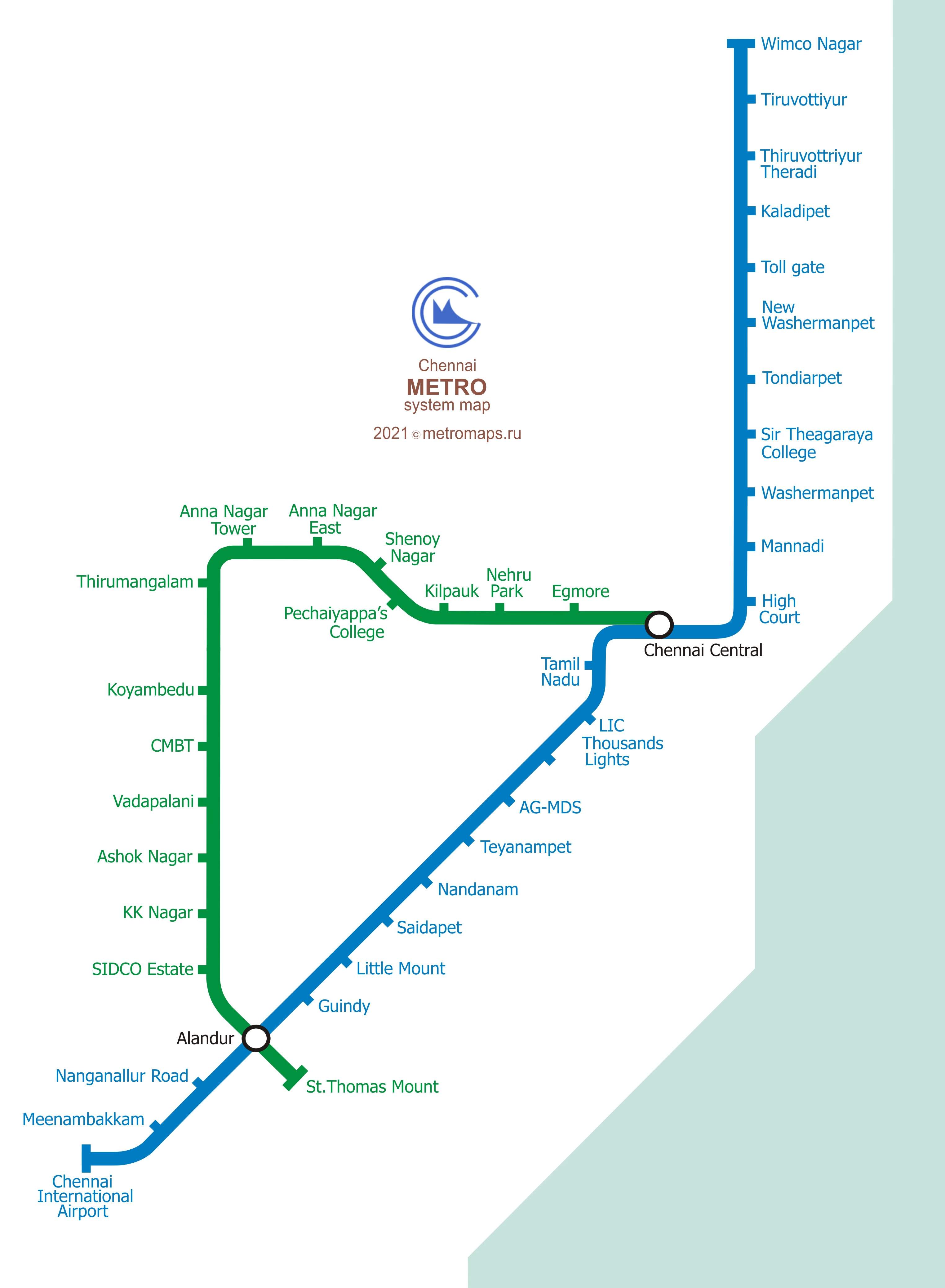 chennai metro travel planner